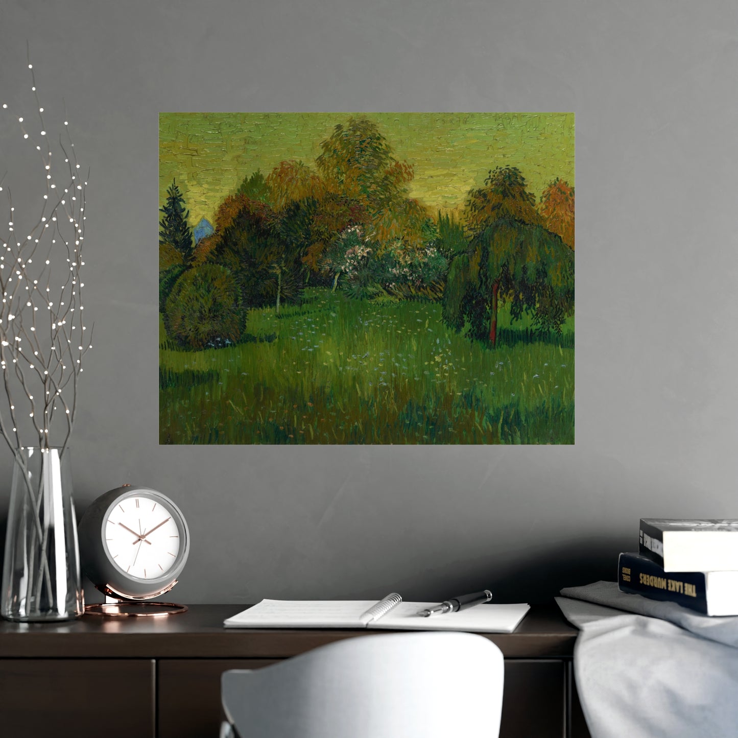 The Poet's Garden - Van Gogh Fine Art Poster
