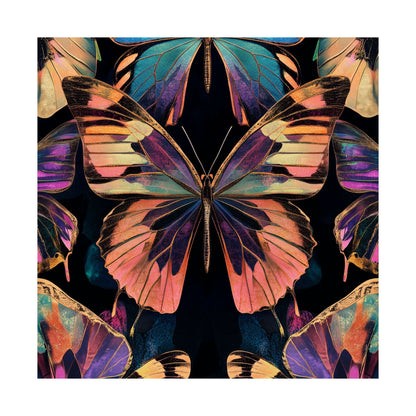 Vibrant Boho Butterflies Fine Art Pint - Matte Poster - Colorful Wall Art for Nature Lovers