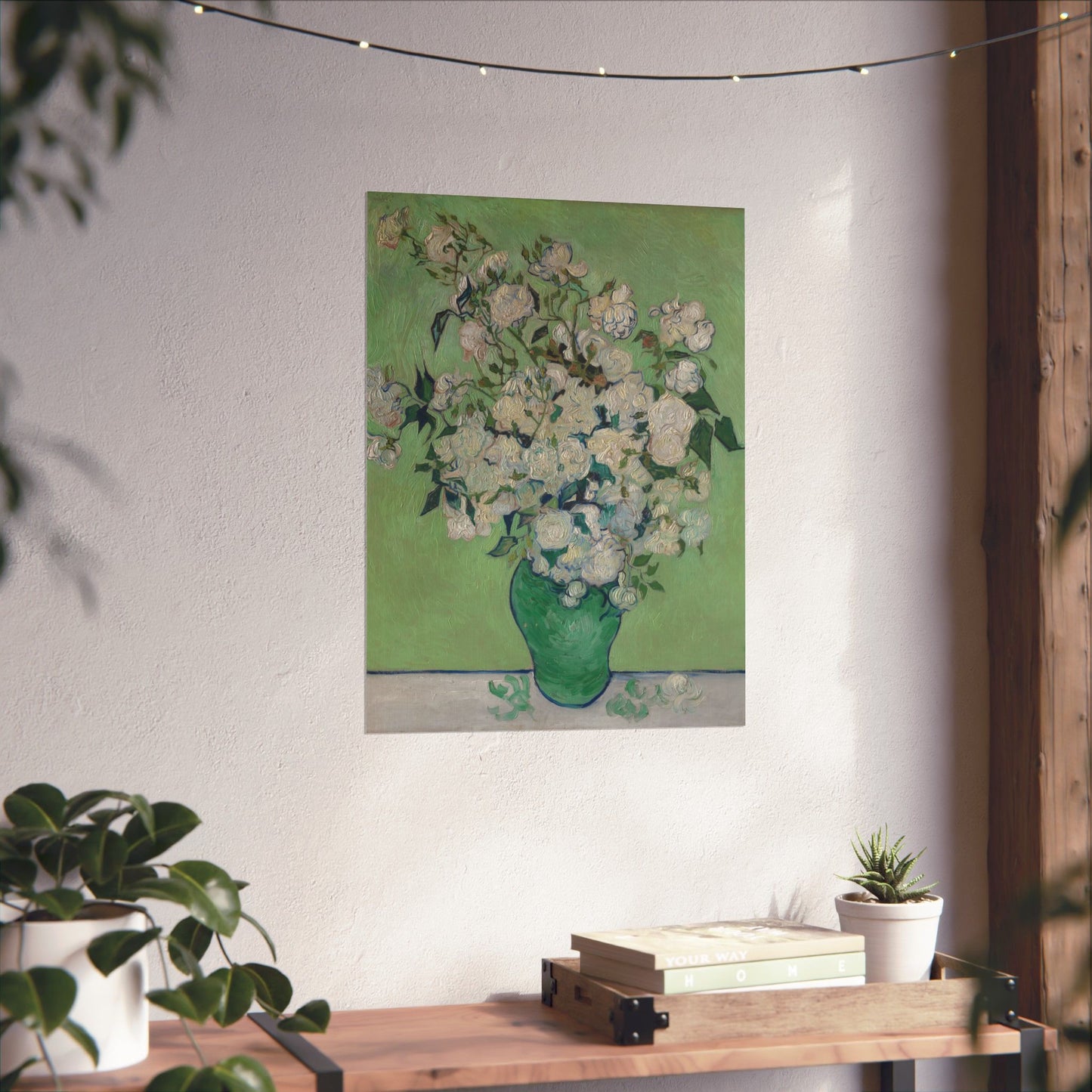 Van Gogh- Fine Art Prints - Reproduction - Flowers in a Vase - Floral Vertical Poster - Artistic Home Décor for Nature Lovers