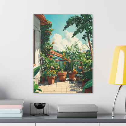 Room with a View - Let's Stay on Vacay Series- Fine Art Print on Canvas
