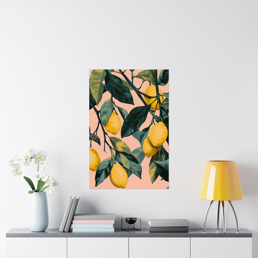 Lovely Lemons Botanical Fine Art Print