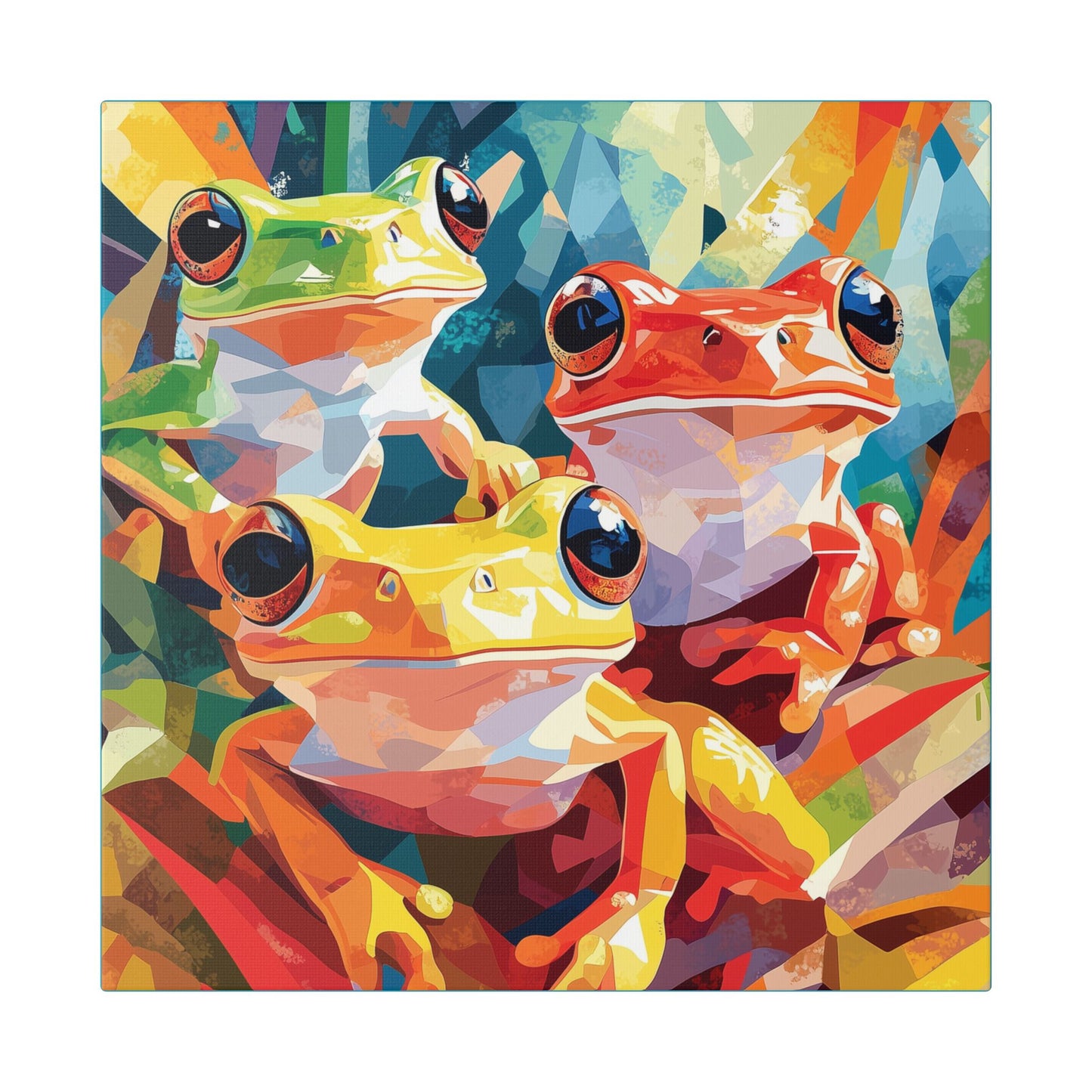 Frogs are Friends - Delight in Nature Series - Fine Art Print on Canvas