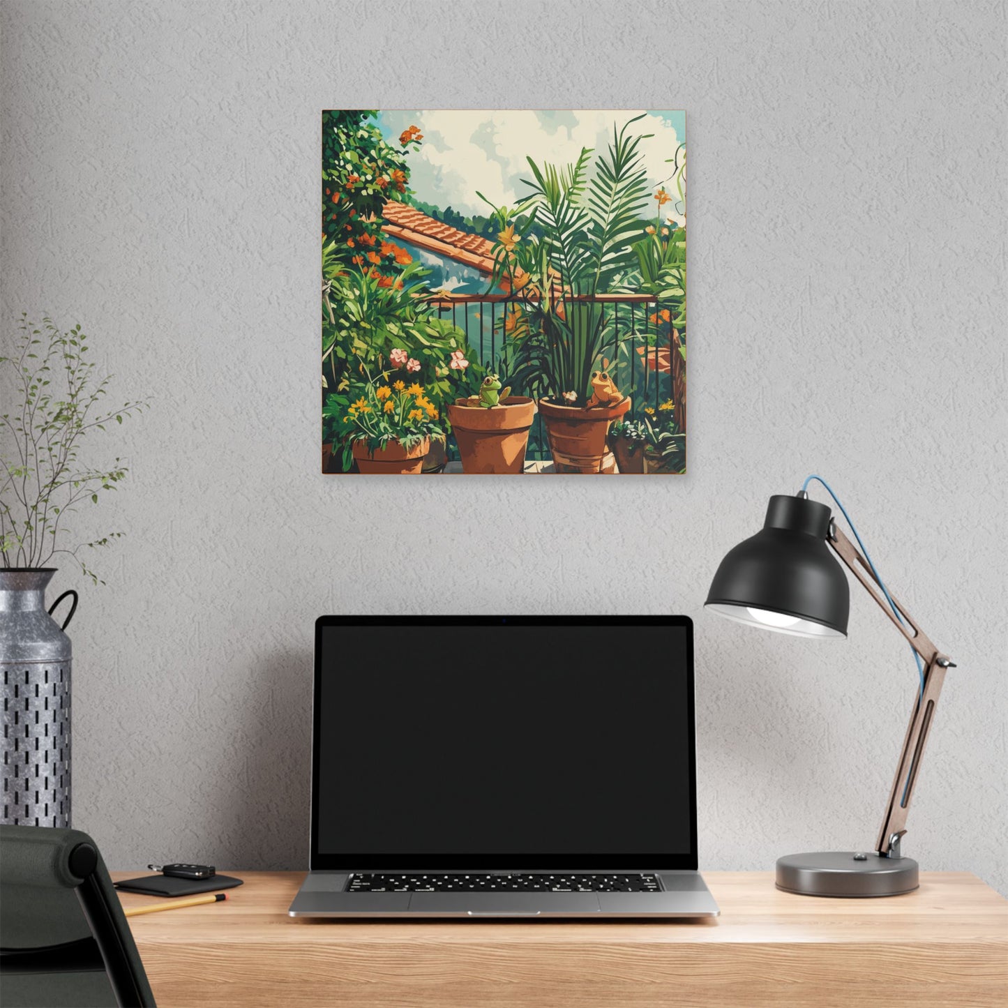 Room with a View - Let's Stay on Vacay Series- Fine Art Print on Canvas