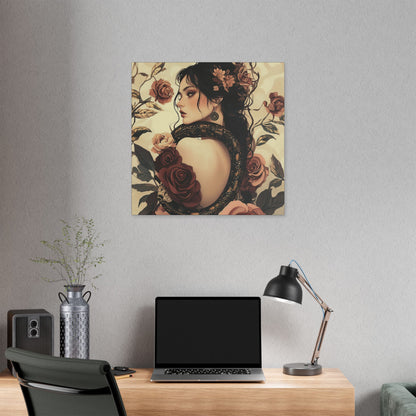 Never Look Back - Secret Garden Series - Fine Art Print on Canvas