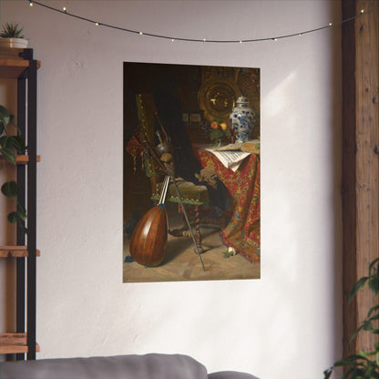 Elegant - Still Life Art - 17th Century Interior Painting - Fine Art Print - Gothic Art - Vintage Fine Art