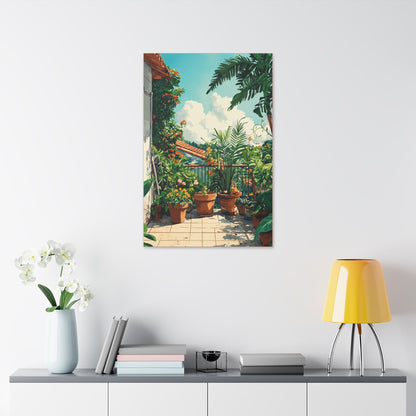 Room with a View - Let's Stay on Vacay Series- Fine Art Print on Canvas