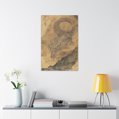 Smoke - Dragon Collection - Year of the Dragon -  Fine Art Print on Canvas