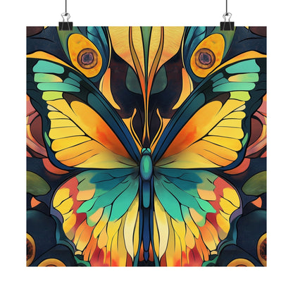 Brilliant Butterfly - Bohemian Wall Art - Fine Art Print - Poster Matte - Vertical Wall Décor