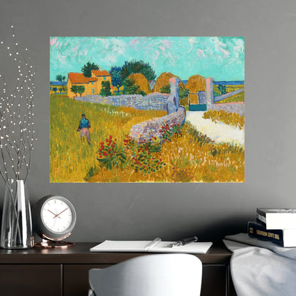 Farmhouse in Provence - Van Gogh Fine Art Poster