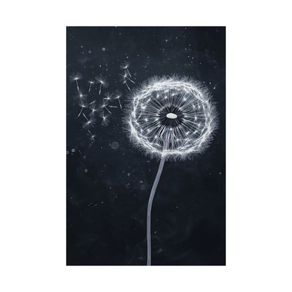 Just Dandy Dandelion Inspirational Fine Art Print