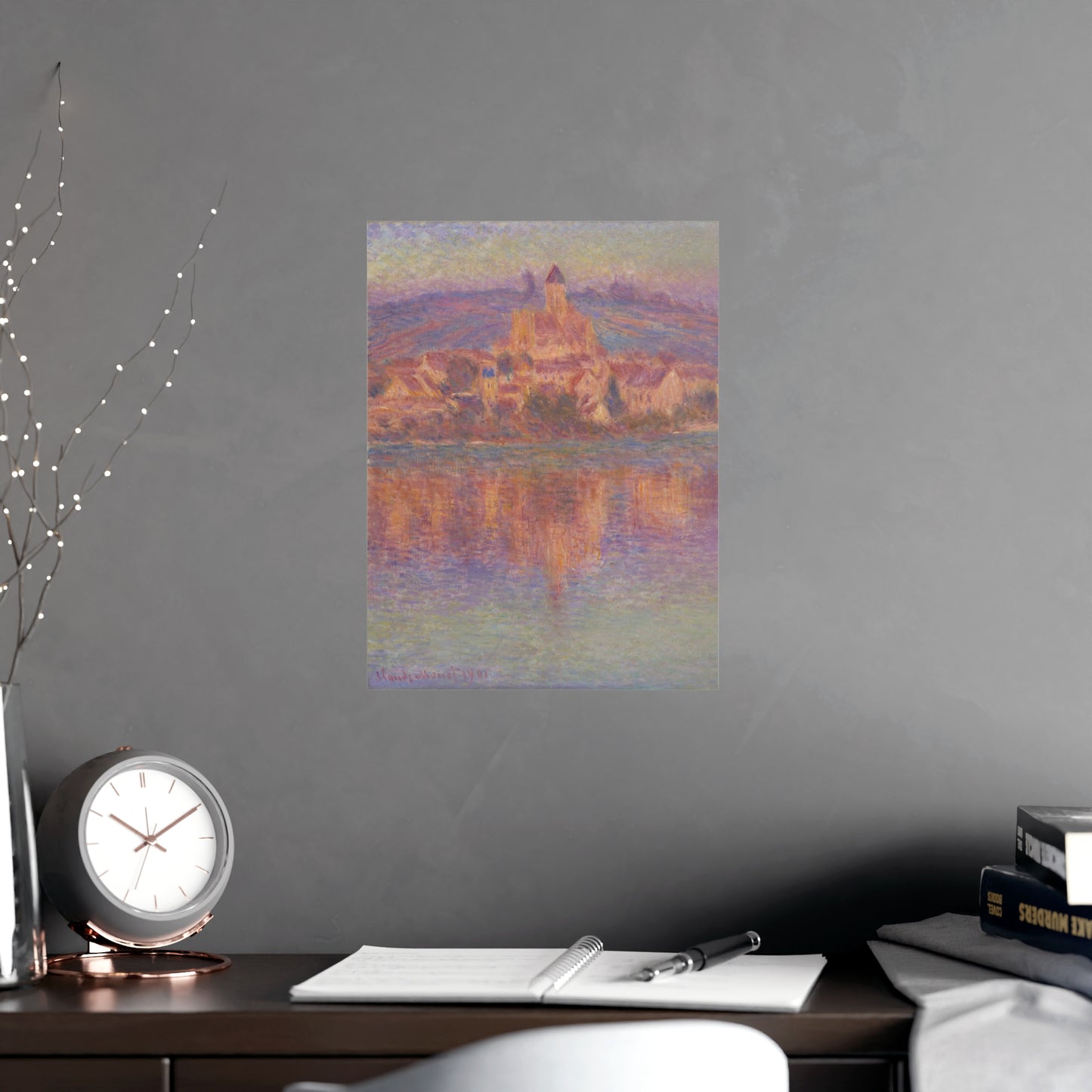 Vetheuil - Monet Village Landscape Fine Art Poster