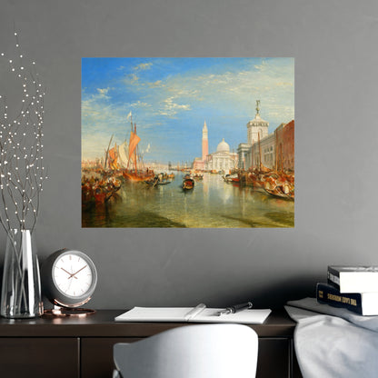 Venice Dogana and San Giorgio Maggiore - Turner Fine Art Poster