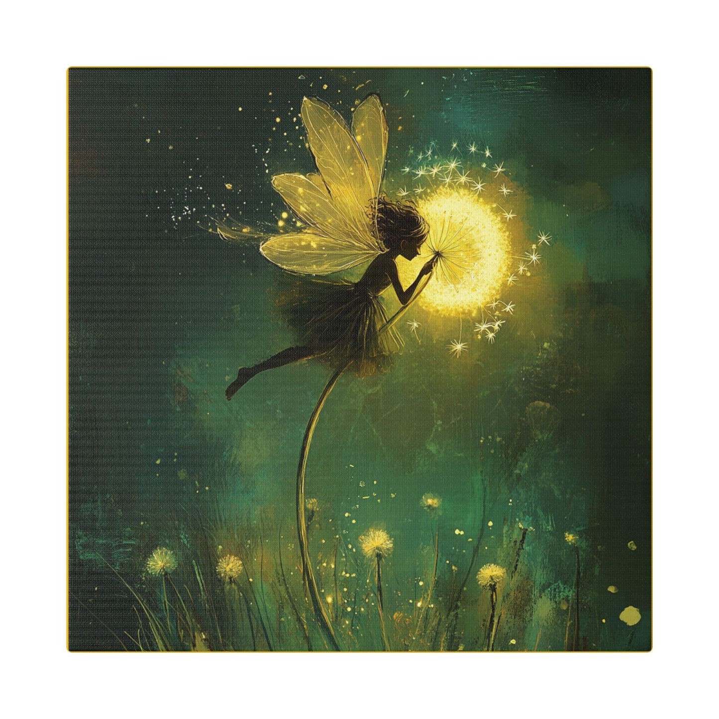 Wishes Do Come True - Fairies & Flowers Collection - Wall Art on Canvas
