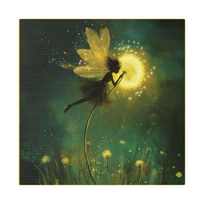 Wishes Do Come True - Fairies & Flowers Collection - Wall Art on Canvas