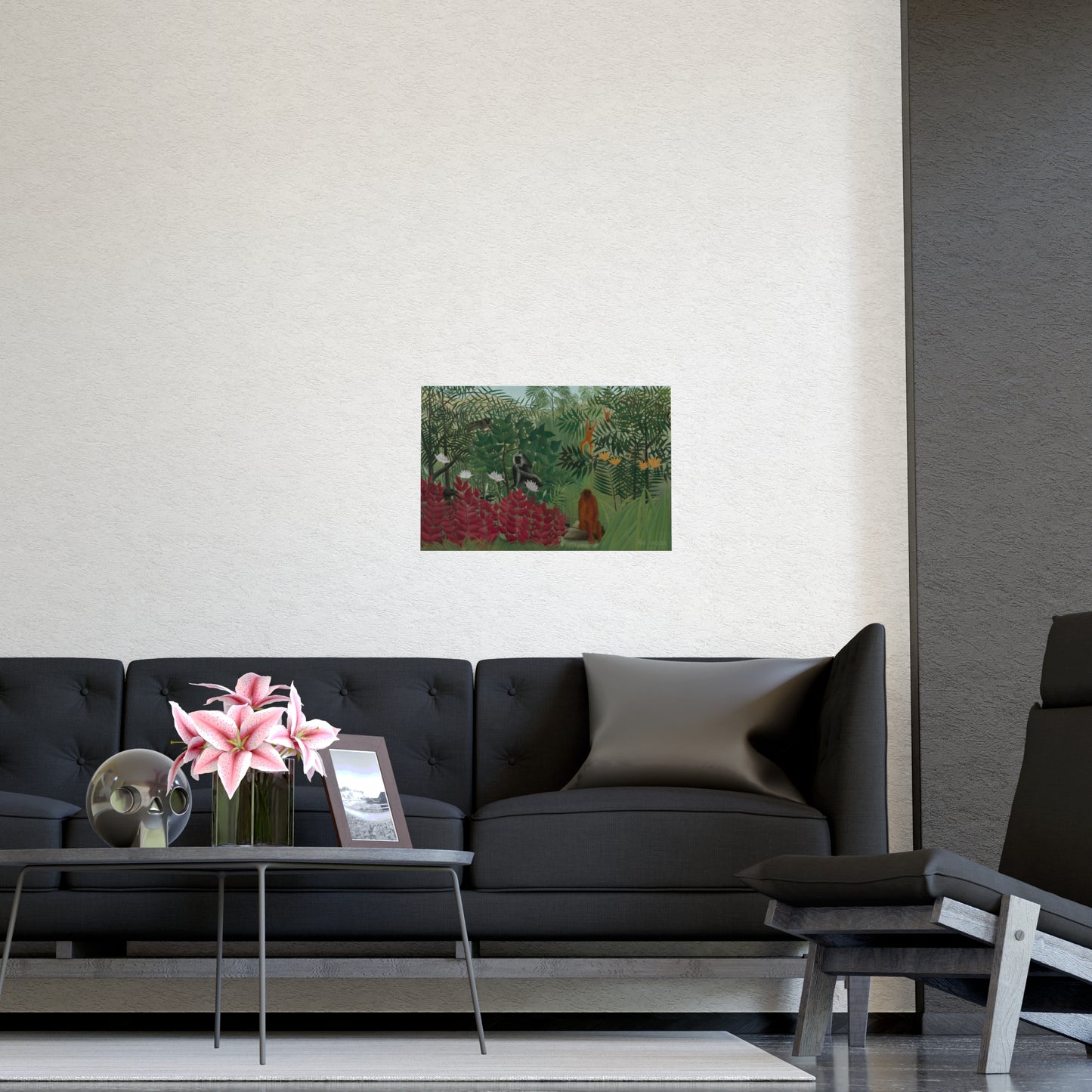 Tropical Forest with Monkeys - Rousseau Fine Art Poster