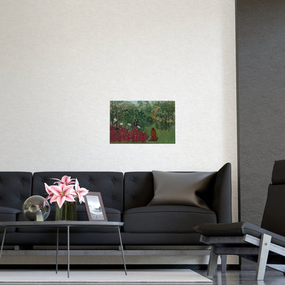 Tropical Forest with Monkeys - Rousseau Fine Art Poster