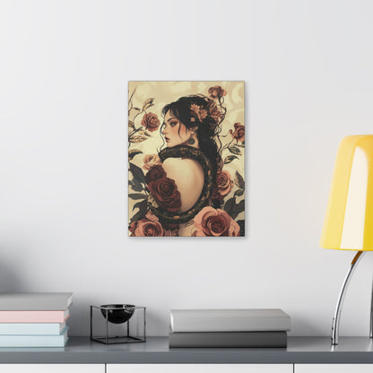 Never Look Back - Secret Garden Series - Fine Art Print on Canvas