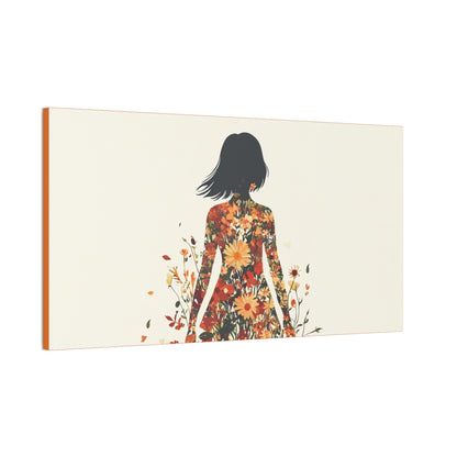 You Belong Among the Wildflowers  - Flower Girl - Print on Canvas