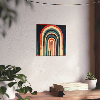 Doors of Perception Fine Art Print - Arches 11:11 - Bauhaus - Bohemian Wall Art - Modern Art - Matte Vertical Poster