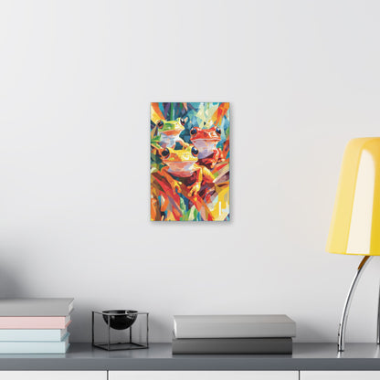 Frogs are Friends - Delight in Nature Series - Fine Art Print on Canvas