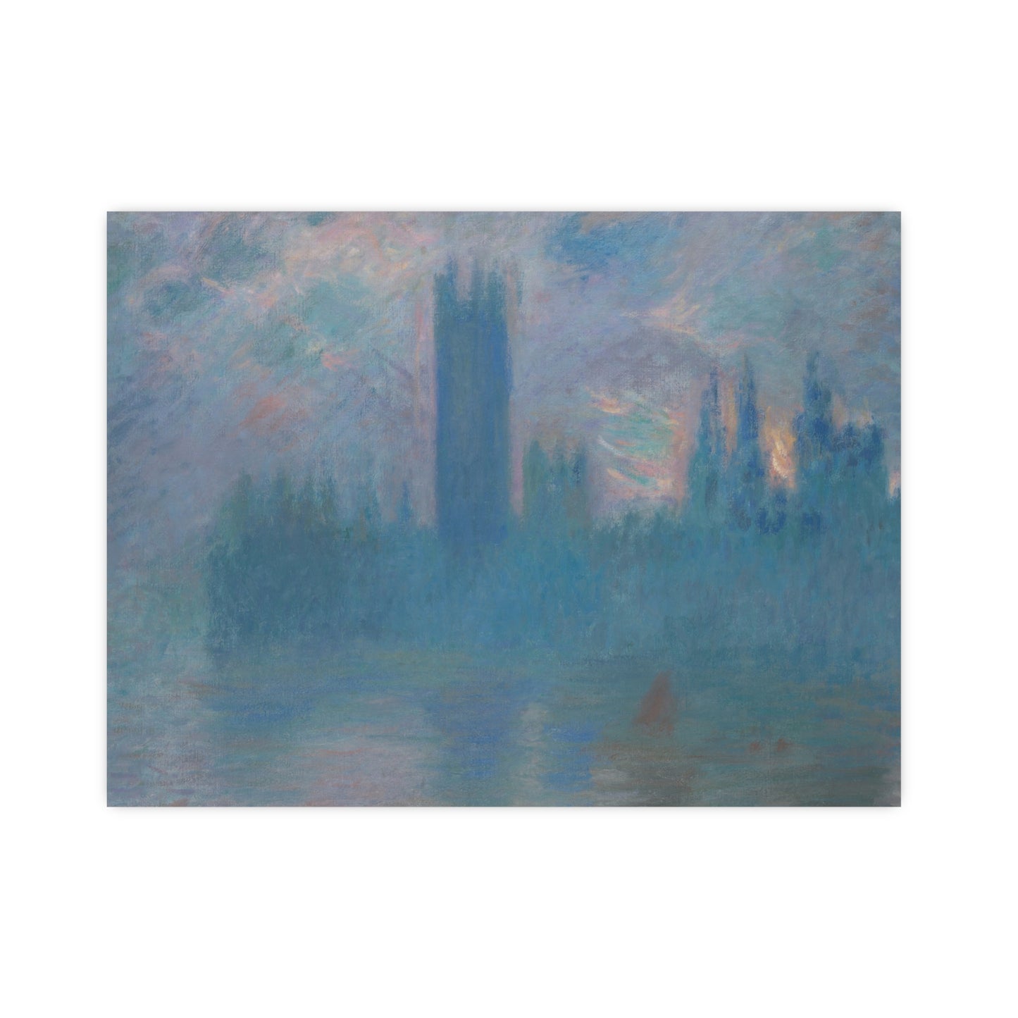 Houses of Parliament London - Monet Fine Art Poster