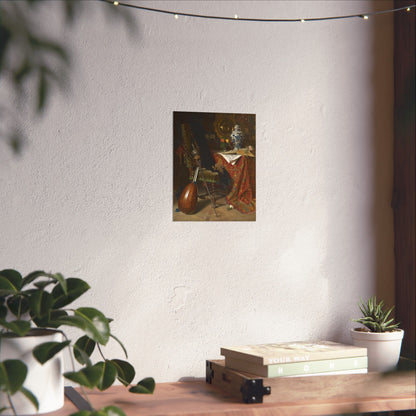 Elegant - Still Life Art - 17th Century Interior Painting - Fine Art Print - Gothic Art - Vintage Fine Art