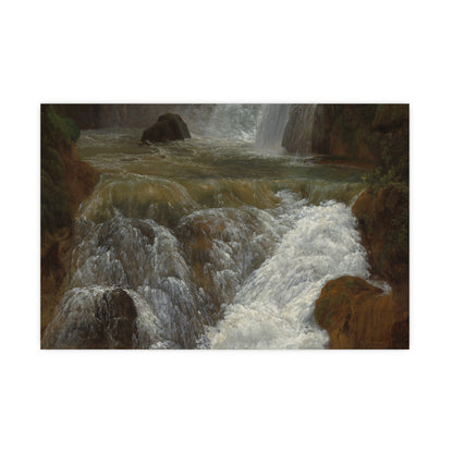 Waterfalls at Tivoli - Italian Landscape Fine Art Poster