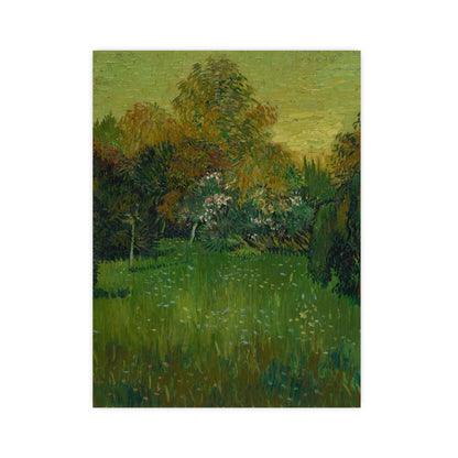 The Poet's Garden - Van Gogh Fine Art Poster