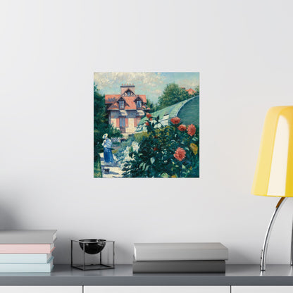 Dahlias Vintage Botanical Fine Art Print