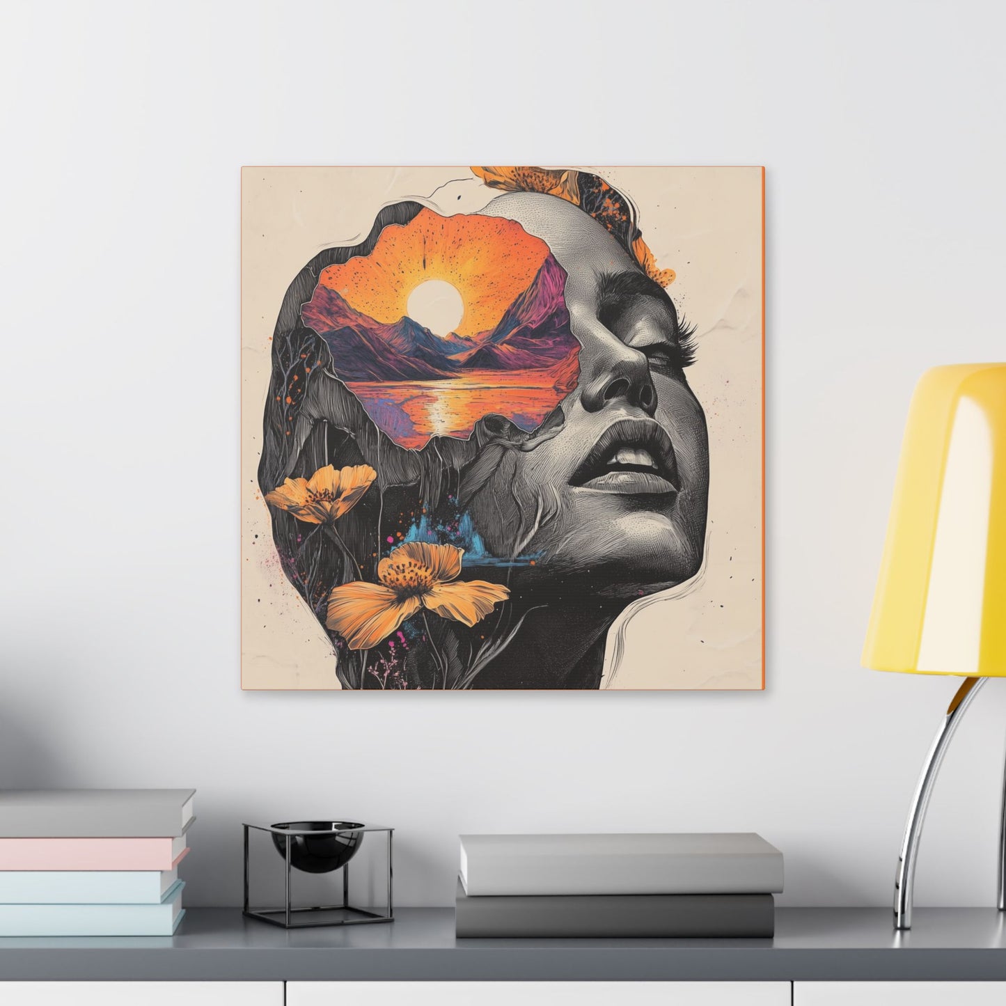 Beauty is in the Eye of the Beholder  - Fine Art Print on Canvas