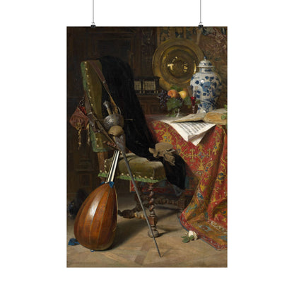 Elegant - Still Life Art - 17th Century Interior Painting - Fine Art Print - Gothic Art - Vintage Fine Art