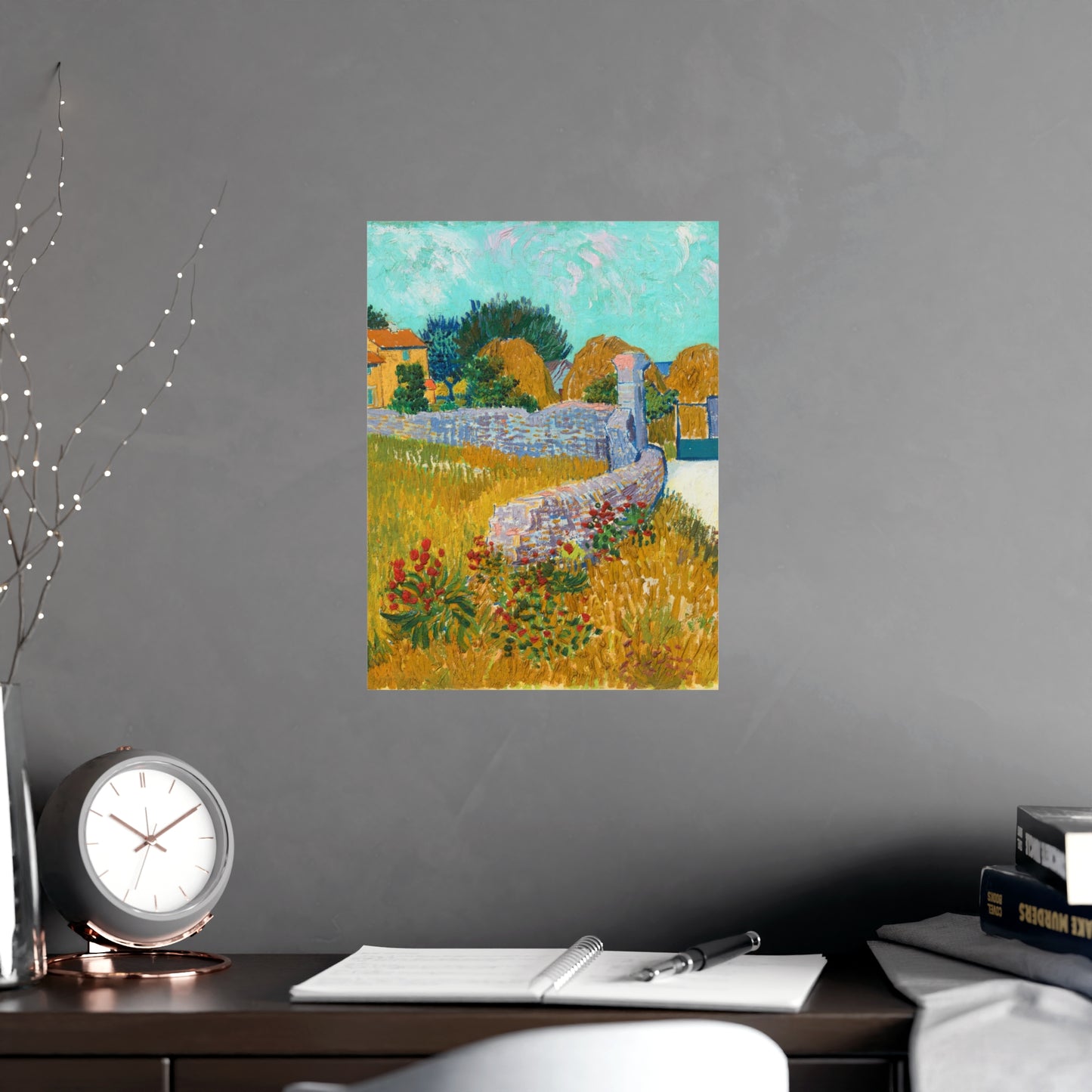 Farmhouse in Provence - Van Gogh Fine Art Poster