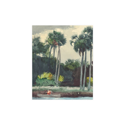 Red Shirt Homosassa Florida - Winslow Homer Fine Art Poster