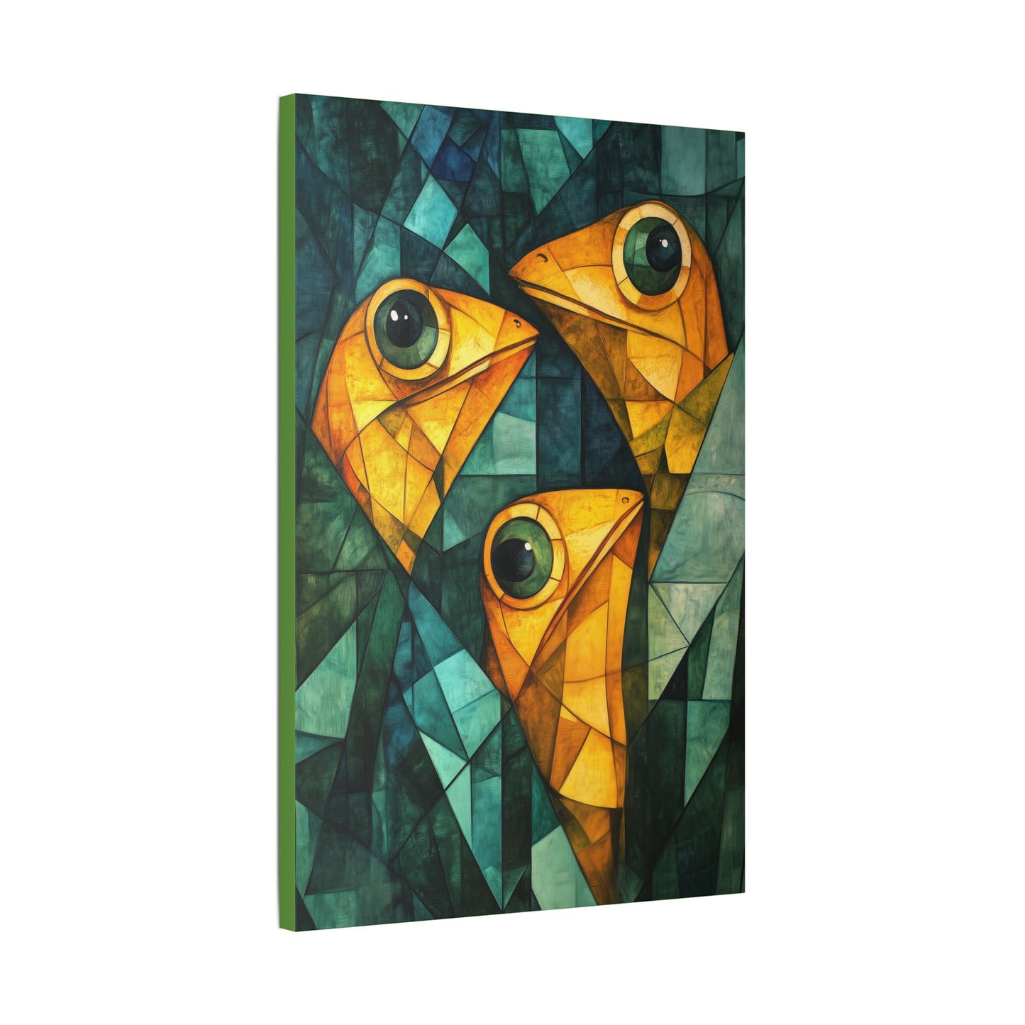 If We Don't Move Maybe They Won't See Us - Garden Friends - Fine Art Print on Canvas
