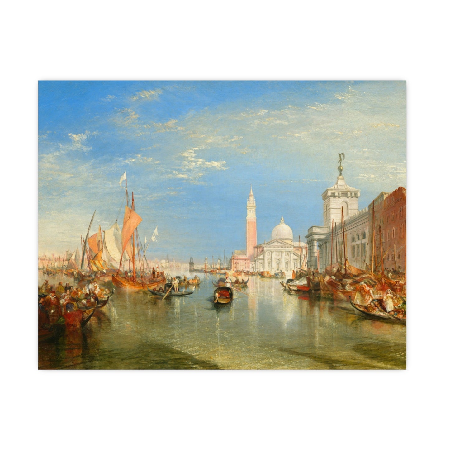 Venice Dogana and San Giorgio Maggiore - Turner Fine Art Poster