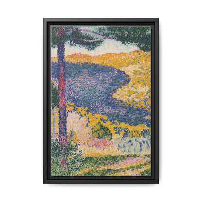 Valley with Fir Shade on the Mountain - Museum Collection - Framed Canvas Print
