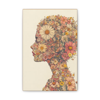 And So She Grew on Canvas