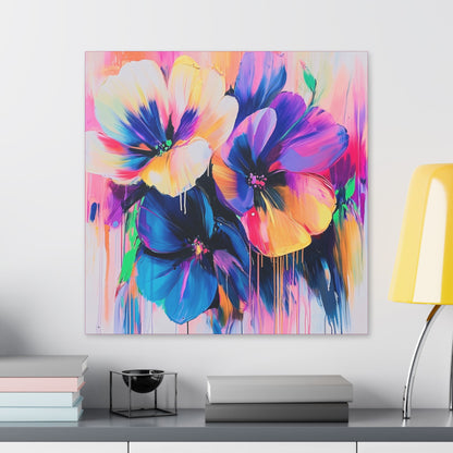 Color Blooms - Delight in Nature Series - Fine Art Print on Canvas