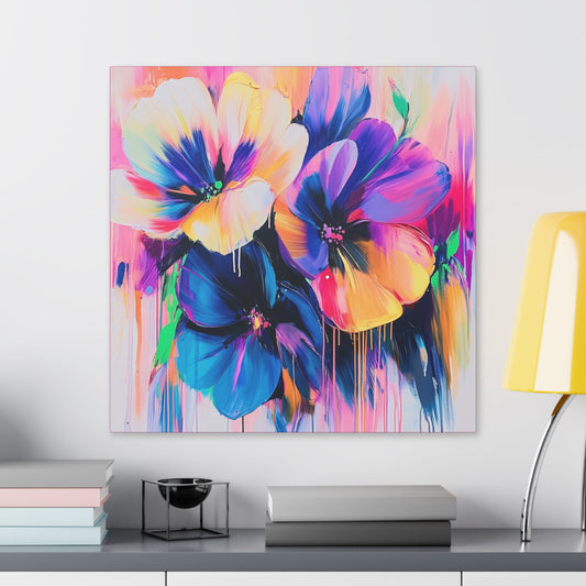 Color Blooms - Delight in Nature Series - Fine Art Print on Canvas