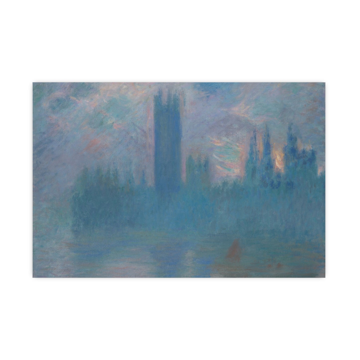 Houses of Parliament London - Monet Fine Art Poster
