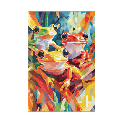 Frogs are Friends - Delight in Nature Series - Fine Art Print on Canvas