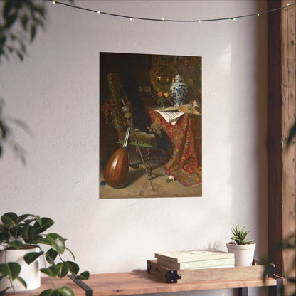 Elegant - Still Life Art - 17th Century Interior Painting - Fine Art Print - Gothic Art - Vintage Fine Art