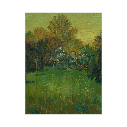 The Poet's Garden - Van Gogh Fine Art Poster