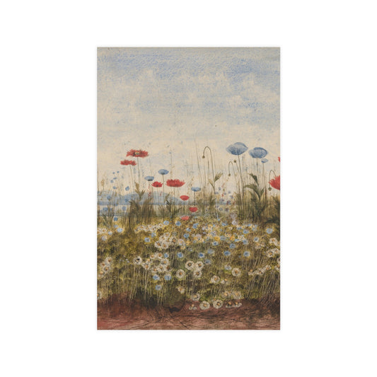 Wildflower Scene - Museum Collection - Fine Art Poster