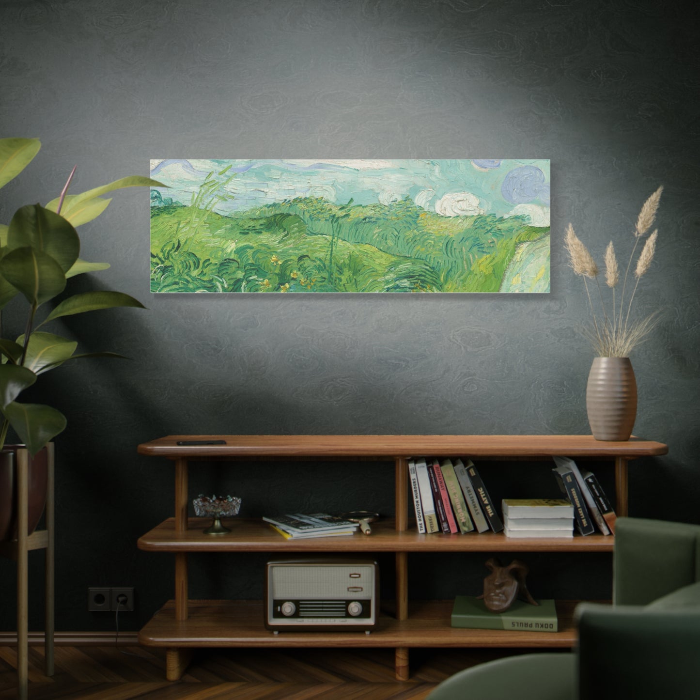 Vincent van Gogh - Green Wheat Fields Fine Art Canvas Print