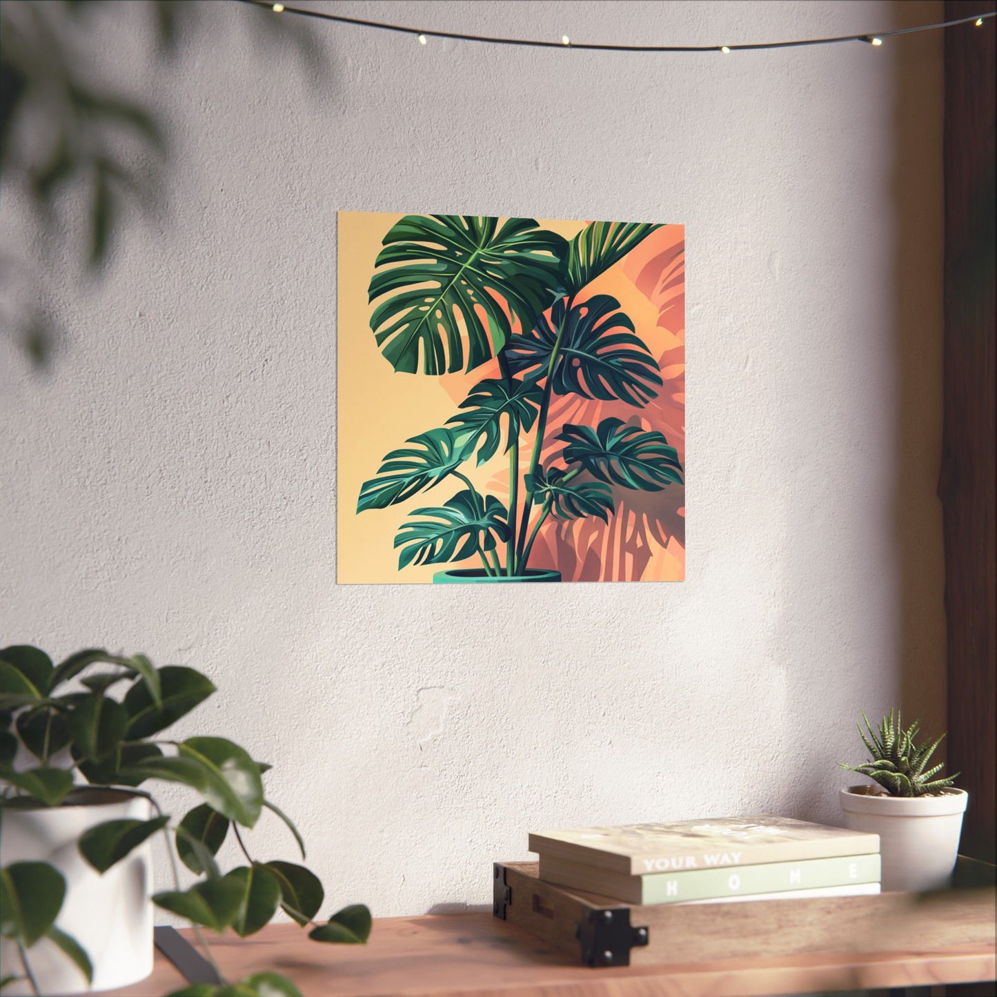 Tropical Monstera Botanical Fine Art Print