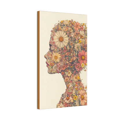 And So She Grew on Canvas