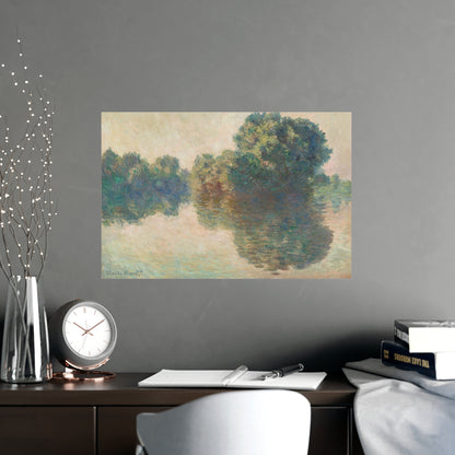 The Seine at Giverny - Monet Fine Art Poster