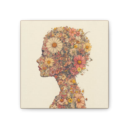 And So She Grew on Canvas