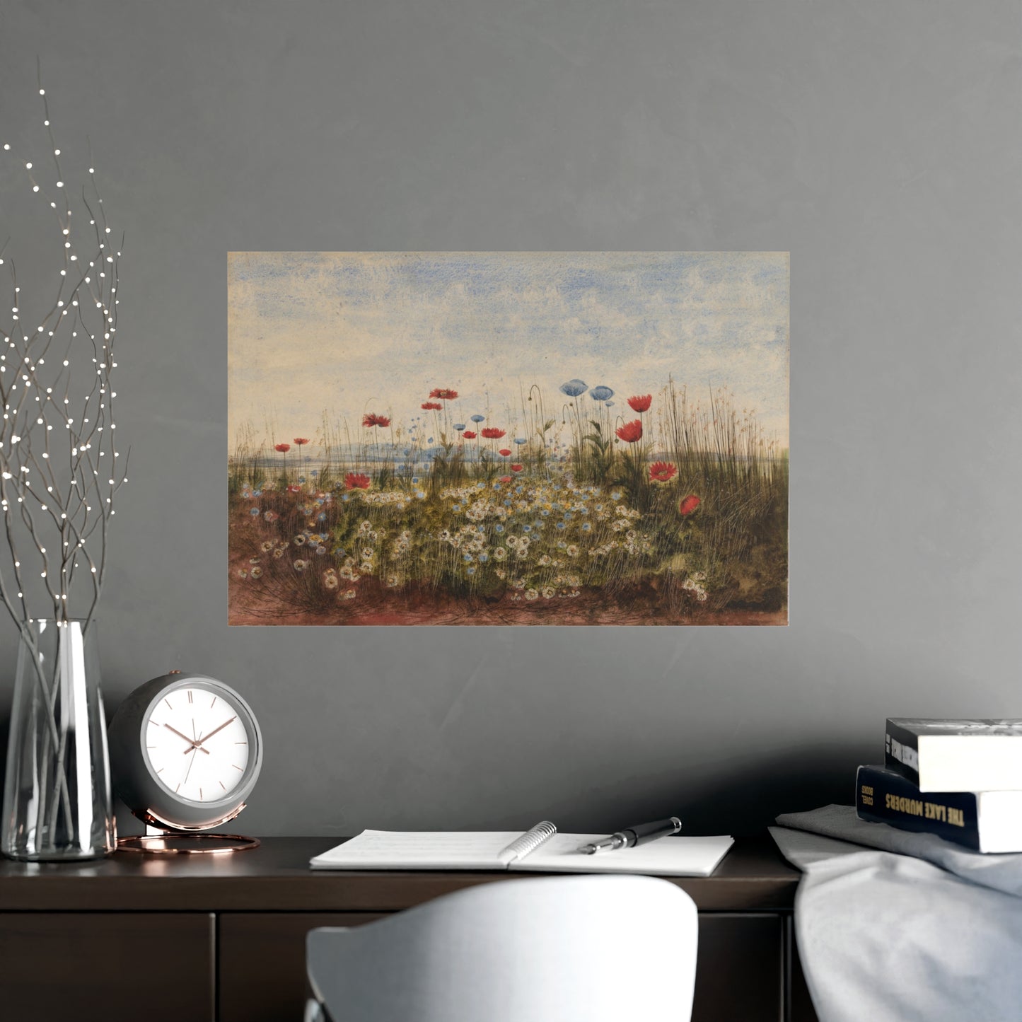 Wildflower Scene - Museum Collection - Fine Art Poster